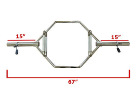 PB 408 Heavy Duty Olympic Hex Trap Bar With 15