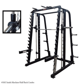 PB 585 Smith Machine And Half Rack Combo