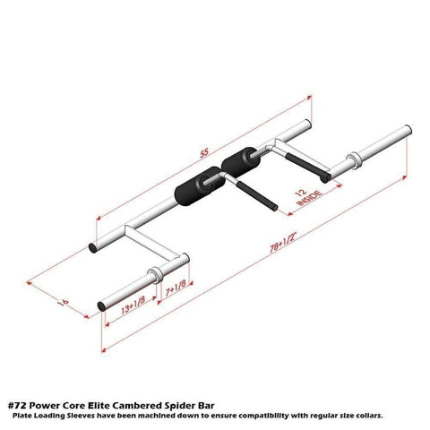 PB 72 Power Core Elite Cambered Spider Bar