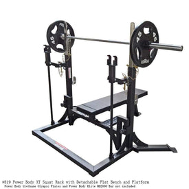 PB 819B PB Xt Squat Rack With Detachable Bench