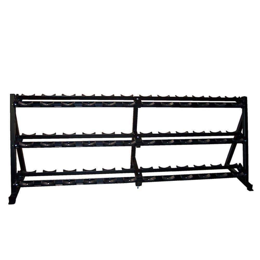 PB 824C 3 Tier Cradle Style Dumbbell Rack