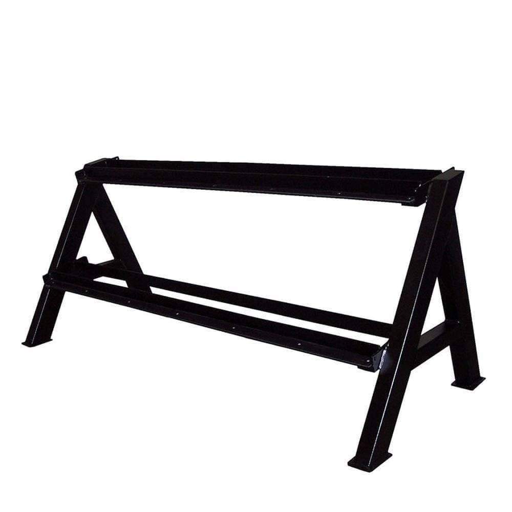 PB 827 2 Tier Angle Dumb Bell Rack With Uhmw Lining