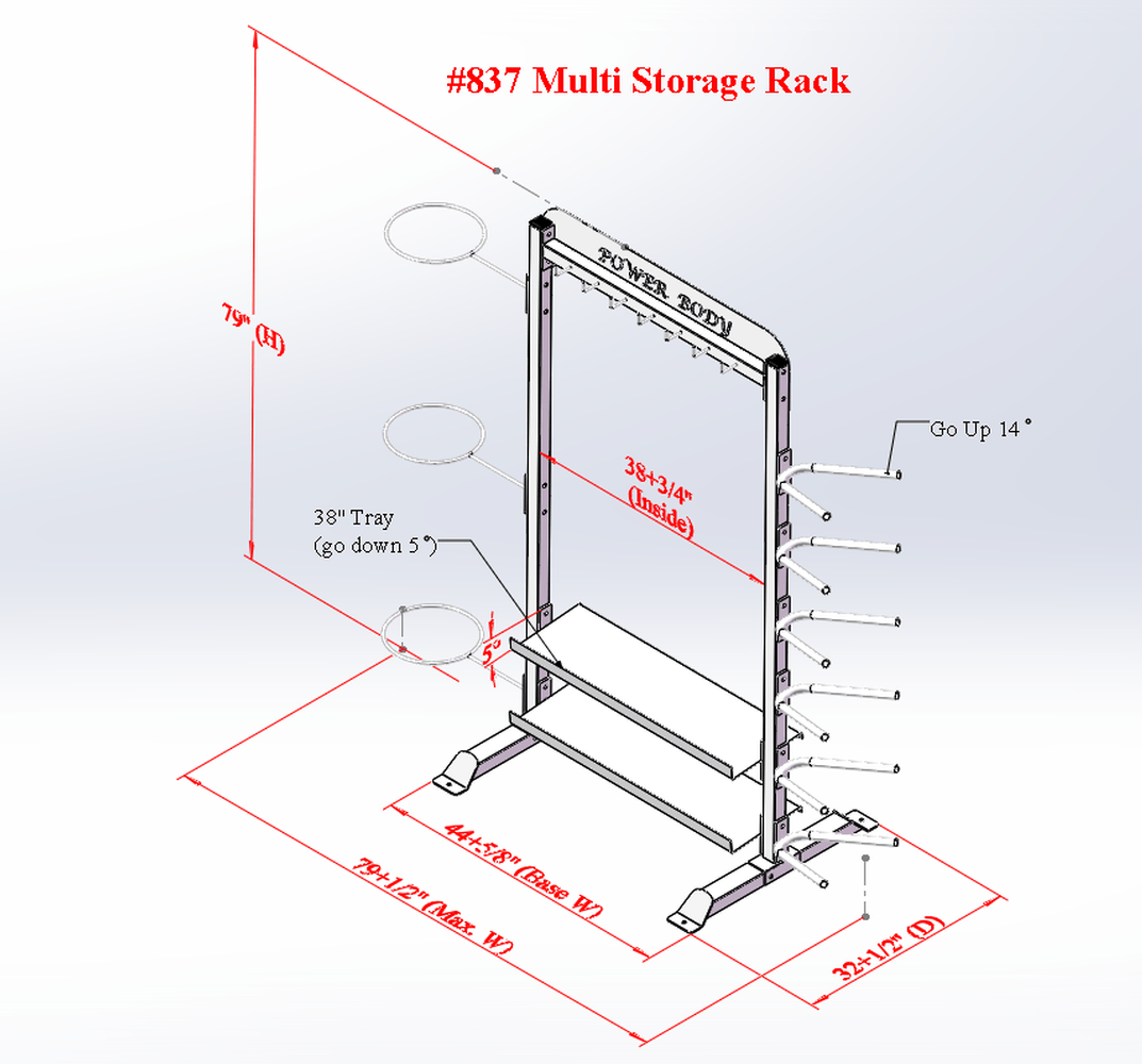 PB 837 Accessories Rack