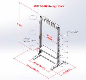 PB 837 Accessories Rack