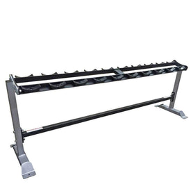 PB 852 Single Tier Dumb Bell Rack With Cradles