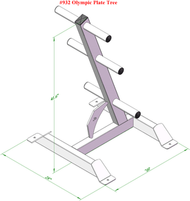 PB 932 Olympic Plate Tree