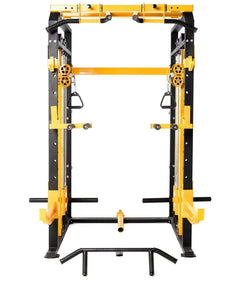T101 Plate Loaded Functional Trainer Rack Combo with Lever Arms and Selectorized Multi-Grip Station