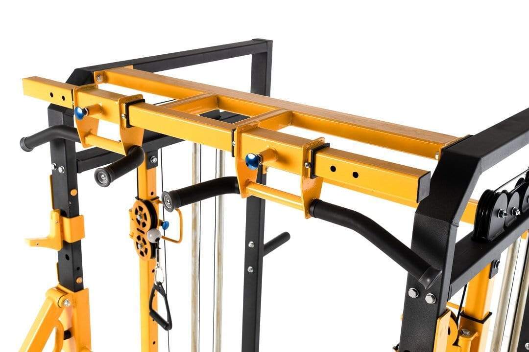 T101 Plate Loaded Functional Trainer Rack Combo with Lever Arms and Selectorized Multi-Grip Station