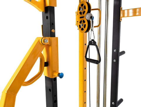 Image of T101 Plate Loaded Functional Trainer Rack Combo with Lever Arms and Selectorized Multi-Grip Station