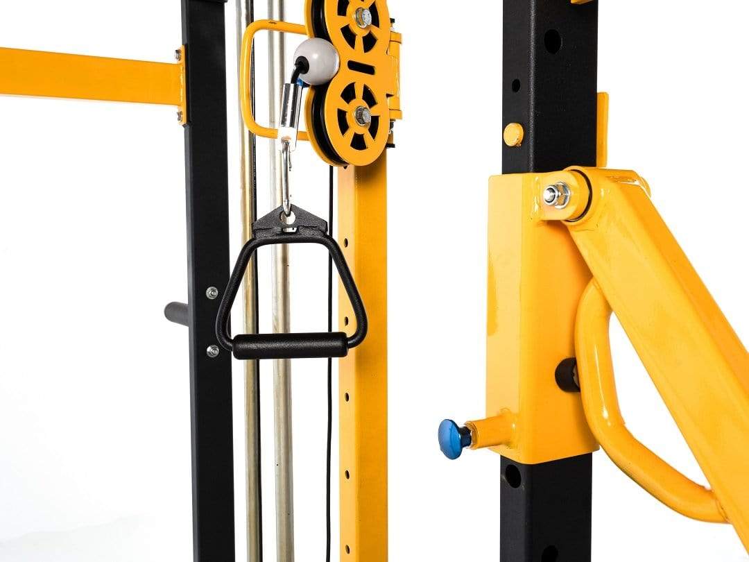 T101 Plate Loaded Functional Trainer Rack Combo with Lever Arms and Selectorized Multi-Grip Station
