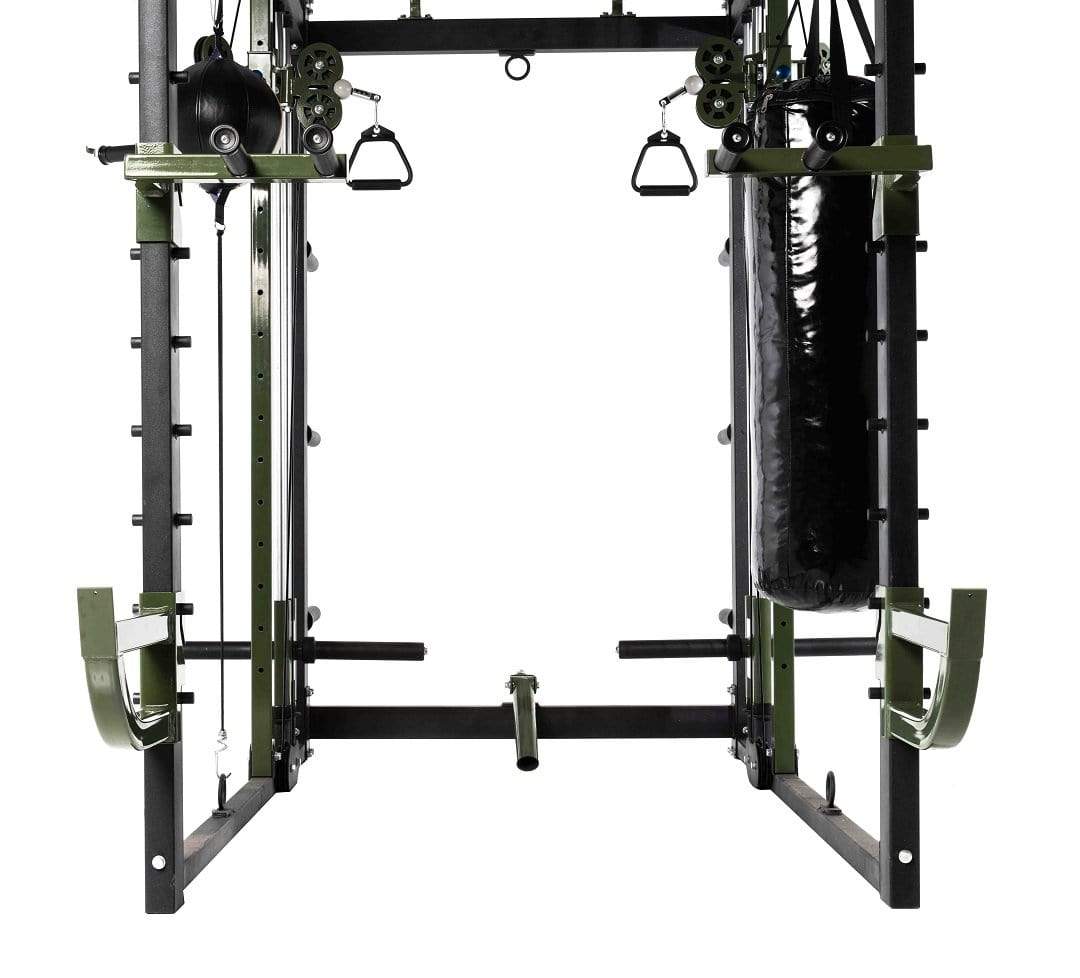 T103 Crossfit and Boxing Cage with Functional Trainer and Power Rack Combo