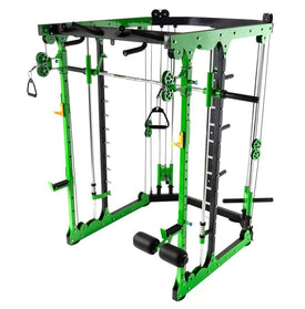T107  Smith Machine Functional Trainer and Rack Combo
