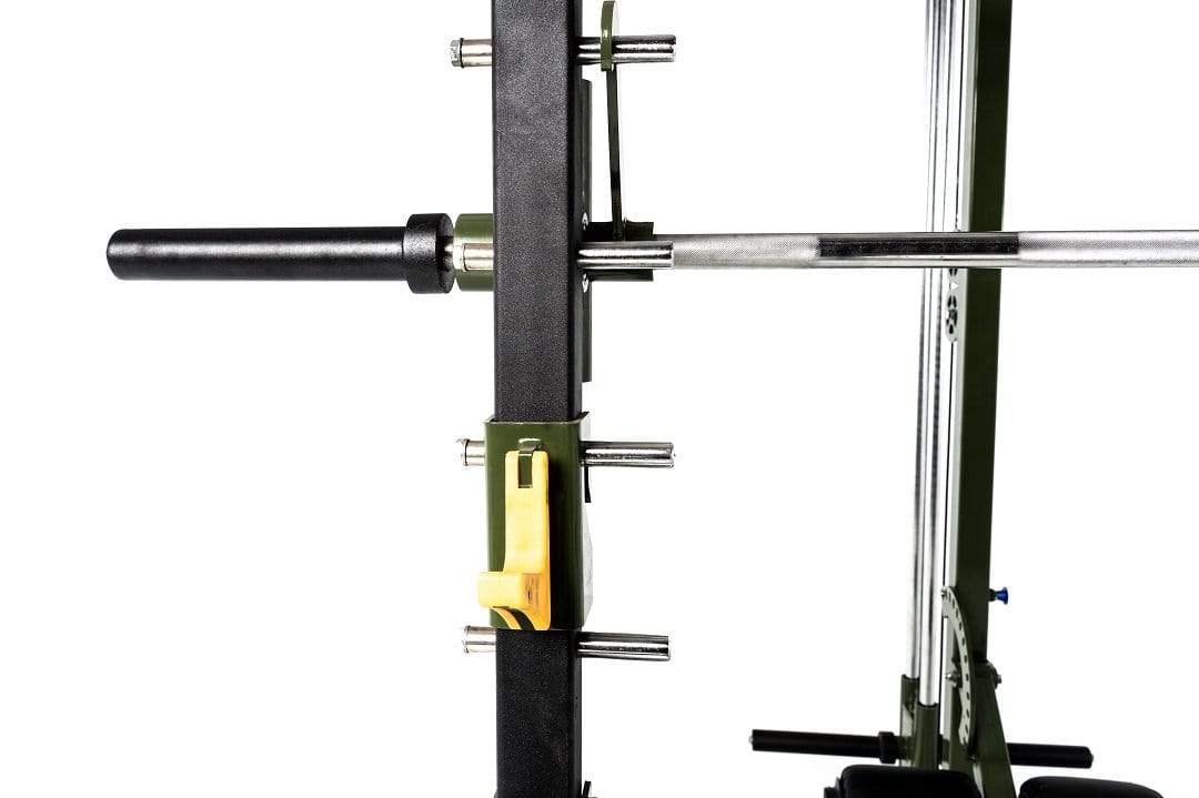 T109 Half Rack Smith Machine and High Lat and Low Row with Dip-Station