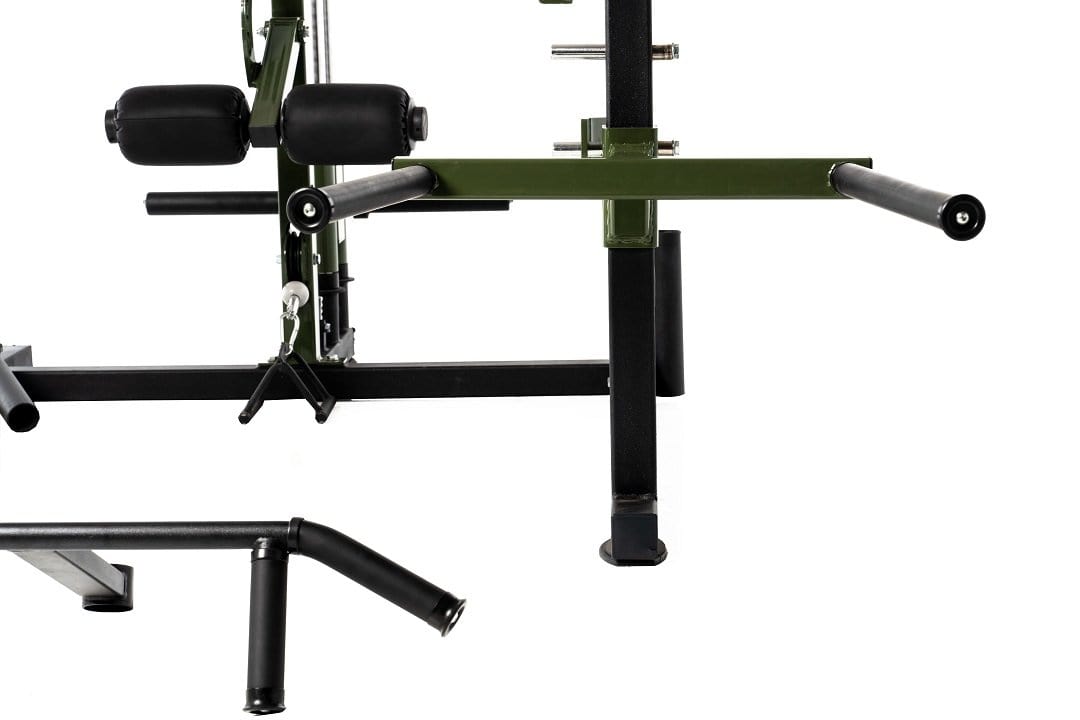 T109 Half Rack Smith Machine and High Lat and Low Row with Dip-Station