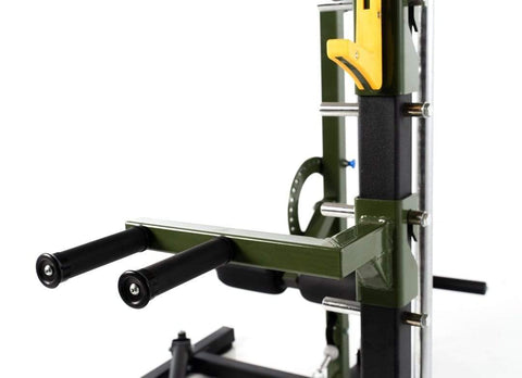 Image of T109 Half Rack Smith Machine and High Lat and Low Row with Dip-Station
