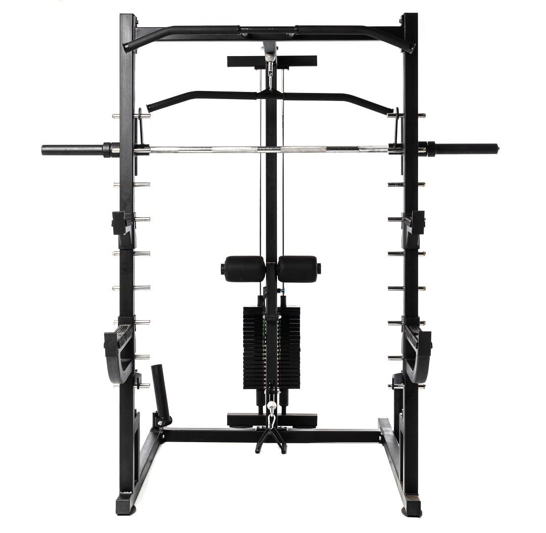 T301 Half Rack with Smith Machine and High/Low Lat Pull