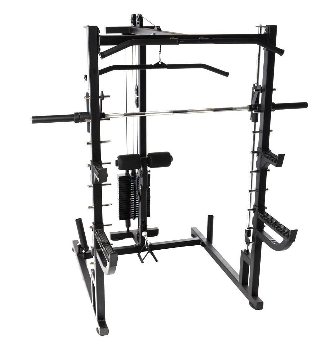T301 Half Rack with Smith Machine and High/Low Lat Pull